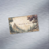  Scrollwork  Sprookjeskasteel Magnetisch Visitekaartje (Voorbeeld)