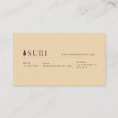 Scrollwork Sprookjeskasteel Visitekaartje (Achterkant)