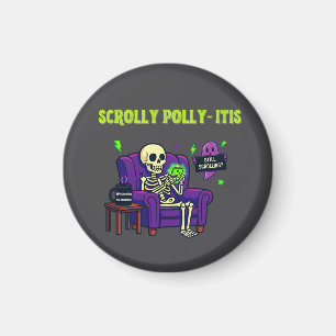 Scrolly Polly‑itis – Grappige Doomscrolling Magneet
