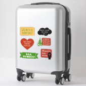 Scrooge A Kerstcarol citeert Sticker Pack (Koffer)