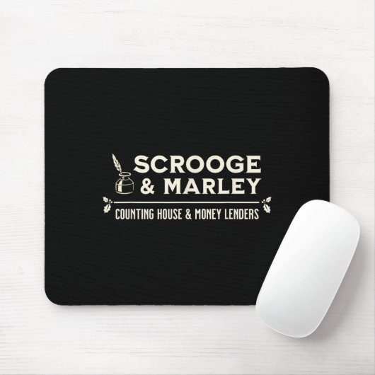 Scrooge And Marley Counting House Ens  Muismat (Met muis)