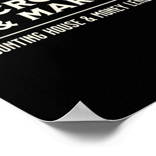 Scrooge And Marley Counting House Ens  Poster (Hoek)