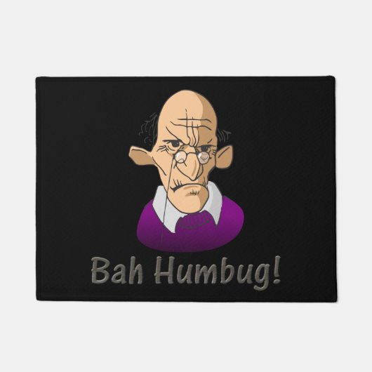 scrooge bah humbug deurmat (Voorkant)