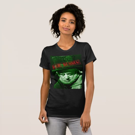 Scrooge Bah Humbug Kerst T-shirt ontwerp (Voorkant volledig)