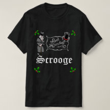 SCROOGE Bah Humbug Kerstmis T-Shirt