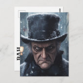 Scrooge Christmas-Briefkaart Briefkaart (Voorkant / Achterkant)