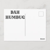 Scrooge Christmas-Briefkaart Briefkaart (Achterkant)