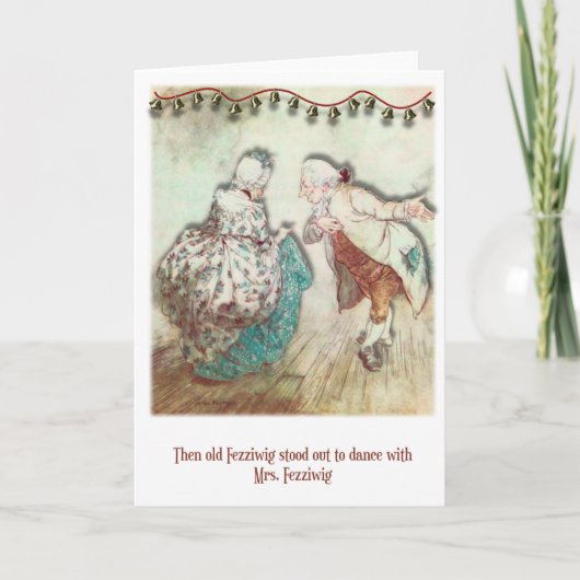  Scrooge Christmas Kaart (Voorkant)