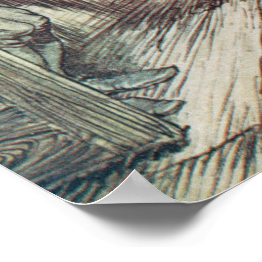 Scrooge en Bob Cratchit Poster (Hoek)