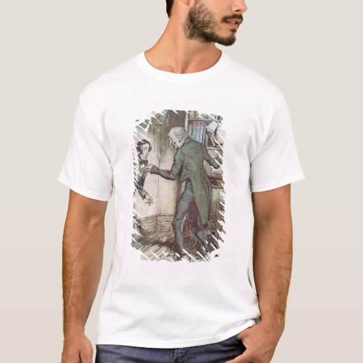 Scrooge en Bob Cratchit T-shirt (Voorkant)