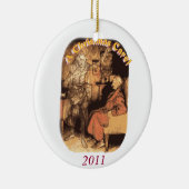Scrooge en Marley Keramisch Ornament (Rechts)