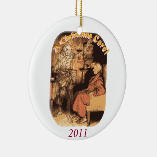 Scrooge en Marley Keramisch Ornament (Rechts)