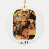 Scrooge en Marley Keramisch Ornament (Voorkant)