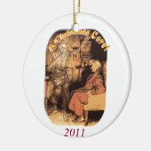 Scrooge en Marley Keramisch Ornament (Links)