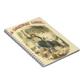 Scrooge Geest van Kerstmis Victorian Notitieboek (Rechterzijde)