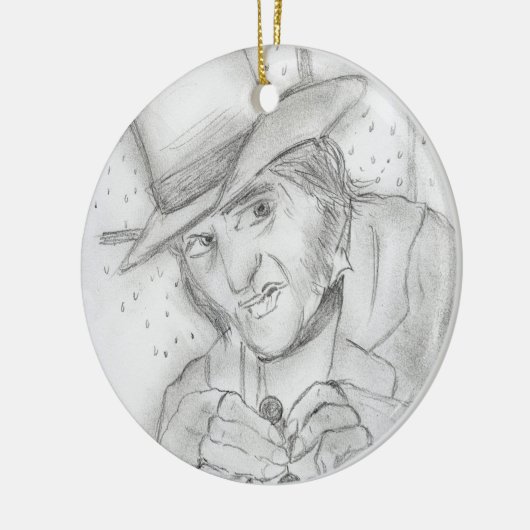 Scrooge Keramisch Ornament (Links)