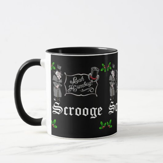 SCROOGE kerstcadeau Mok (Links)