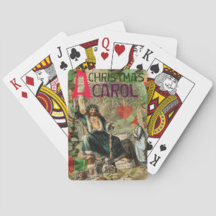 Scrooge Kerstlied Kunstprint Kunst Pokerkaarten