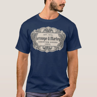 Scrooge Marley Counting House Londen Est 1843 T-shirt