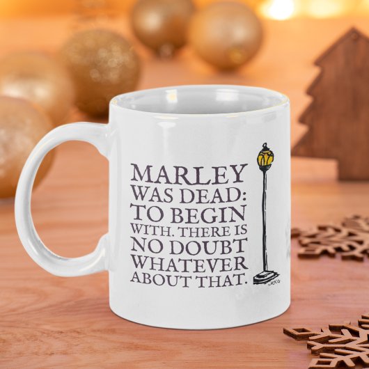 Scrooge Marley Personalized Charles Dickens Koffiemok