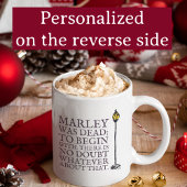 Scrooge Marley Personalized Charles Dickens Koffiemok
