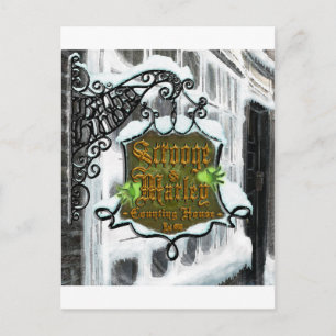 Scrooge&MarleySignScene Briefkaart