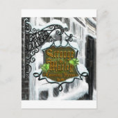Scrooge&MarleySignScene Briefkaart (Voorkant)