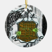 Scrooge&MarleySignScene Keramisch Ornament (Voorkant)