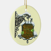 Scrooge&MarleySignScene Keramisch Ornament (Rechts)