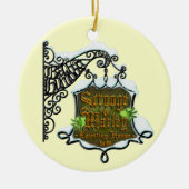 Scrooge&MarleySignScene Keramisch Ornament (Voorkant)