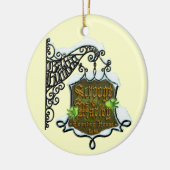 Scrooge&MarleySignScene Keramisch Ornament (Links)