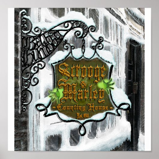 Scrooge&MarleySignScene Poster (Voorkant)