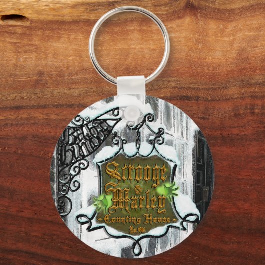 Scrooge&MarleySignScene Sleutelhanger (Voorkant)