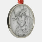 Scrooge Metalen Ornament (Rechts)
