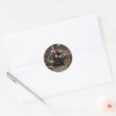 Scrooge-Stickers Ronde Sticker (Envelop)