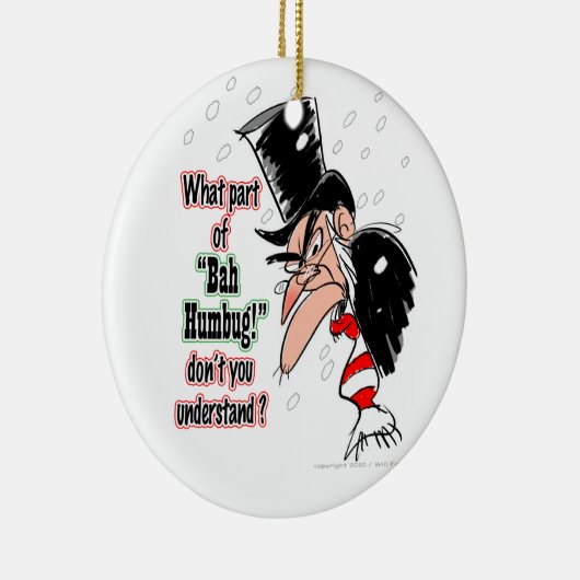 "Scrooge"-versiering Keramisch Ornament (Rechts)