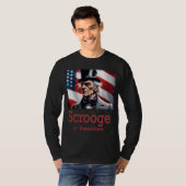 Scrooge voor president t-shirt (Voorkant volledig)