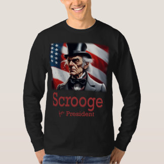 Scrooge voor president t-shirt