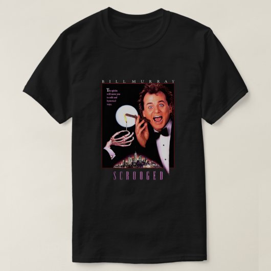 Scrooged - Bill Murray Classic T-shirt (Design voorkant)