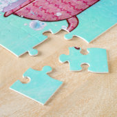 Scrub-a-Dub-Four Cavaliers in a Tub Puzzle Legpuzzel (Zijkant)