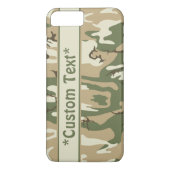 Scrub Camo met aangepaste tekst Case-Mate iPhone Case (Achterkant)