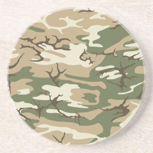 Scrub Camo Zandsteen Onderzetter (Voorkant)