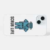Scrub Life Apple 15 iPhone Hoes Case (Achterkant horizontaal)