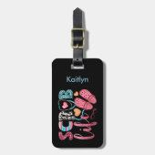 Scrub Life Schattigee zuidwestelijke typografie Bagagelabel (Voorkant verticaal)