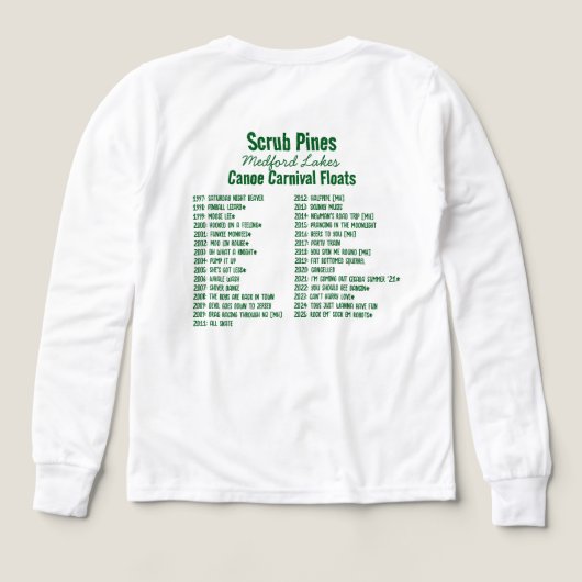 Scrub Pines Gear Tri-Blend Shirten (Achterkant)