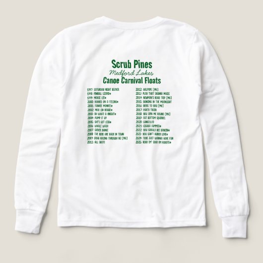 Scrub Pines Gear Tri-Blend Shirten (Achterkant)