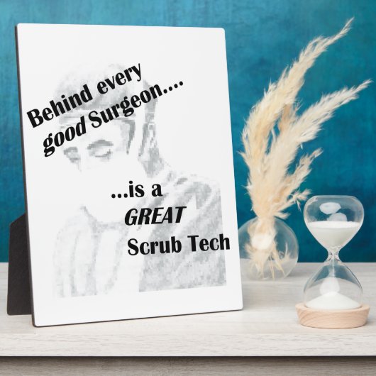 Scrub Tech Fotoplaat (Zijkant)