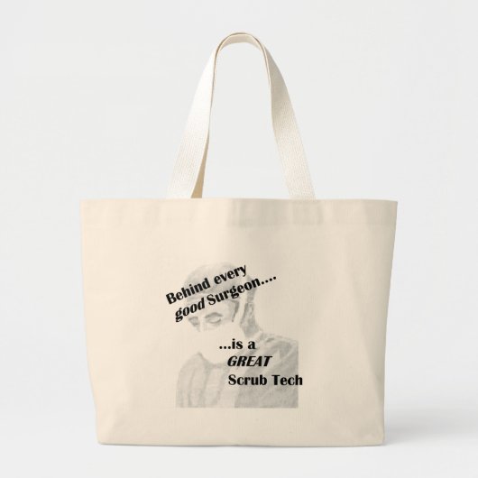 Scrub Tech Grote Tote Bag (Voorkant)