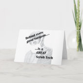 Scrub Tech Kaart (Voorkant)