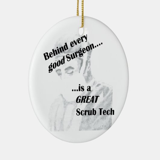 Scrub Tech Keramisch Ornament (Rechts)